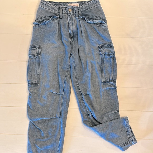 Lucky Brand Denim - Lucky Brand Liquid Denim Luxe Barrel Cargo Jeans